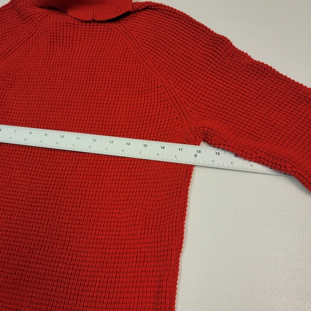 Michael Kors Women's Red Knit Turtleneck Sweater Size‎ S - Picture 6 of 8